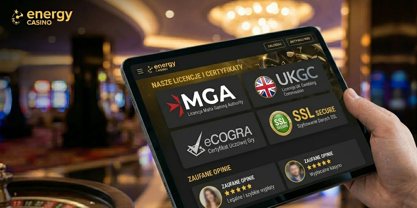 Licencje Energy Casino — MGA i inne certyfikaty